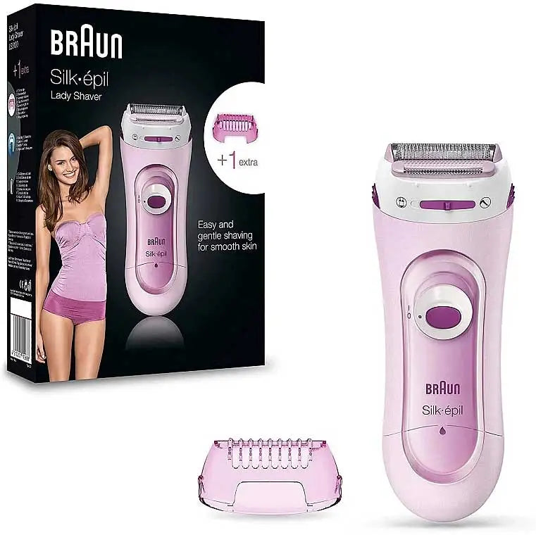 Braun Silk-épil Lady Shaver LS5103 – Cordless Electric Shaver and Trimmer System